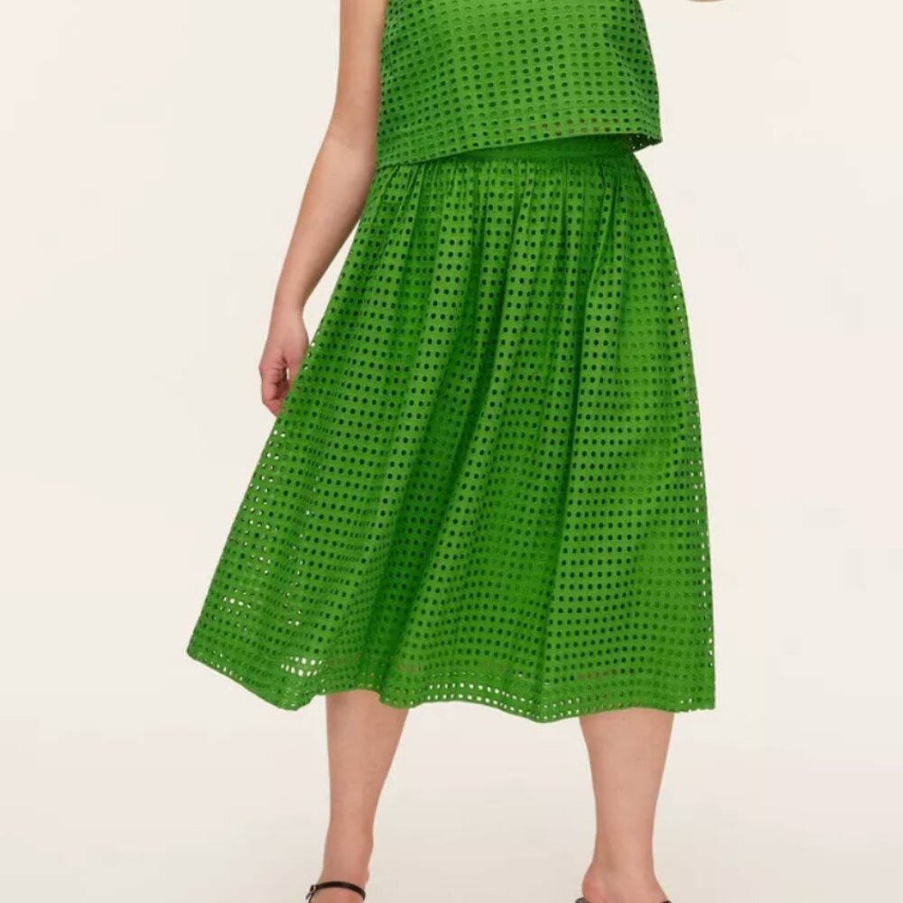 Women's Eyelet Volume Midi Skirt - kate spade new york x Target Green